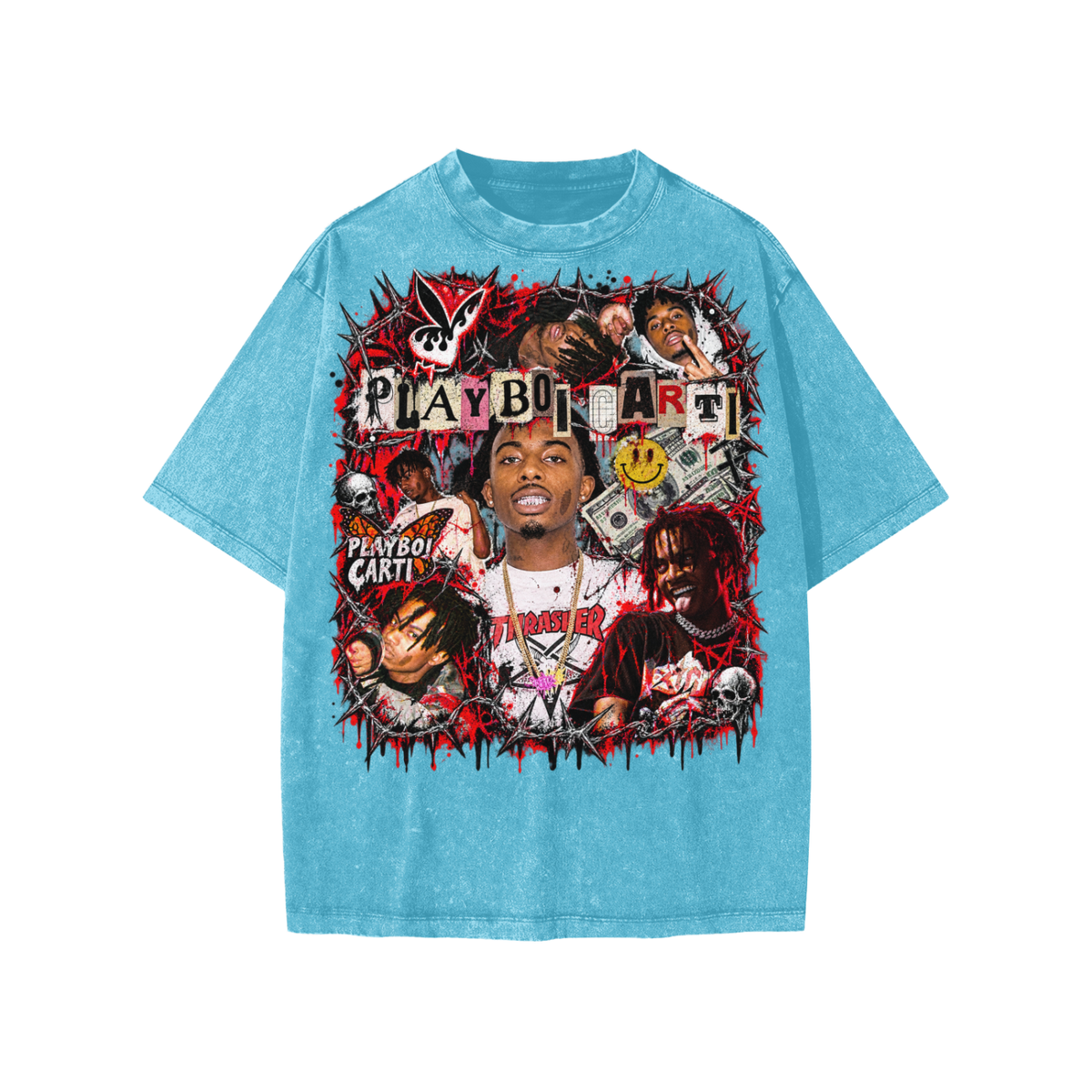 Carti' Snow Washed Kids' T-Shirt