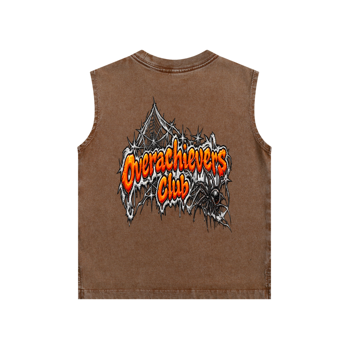Overachievers Club' Snow Washed Kids' Tank Top & Shorts