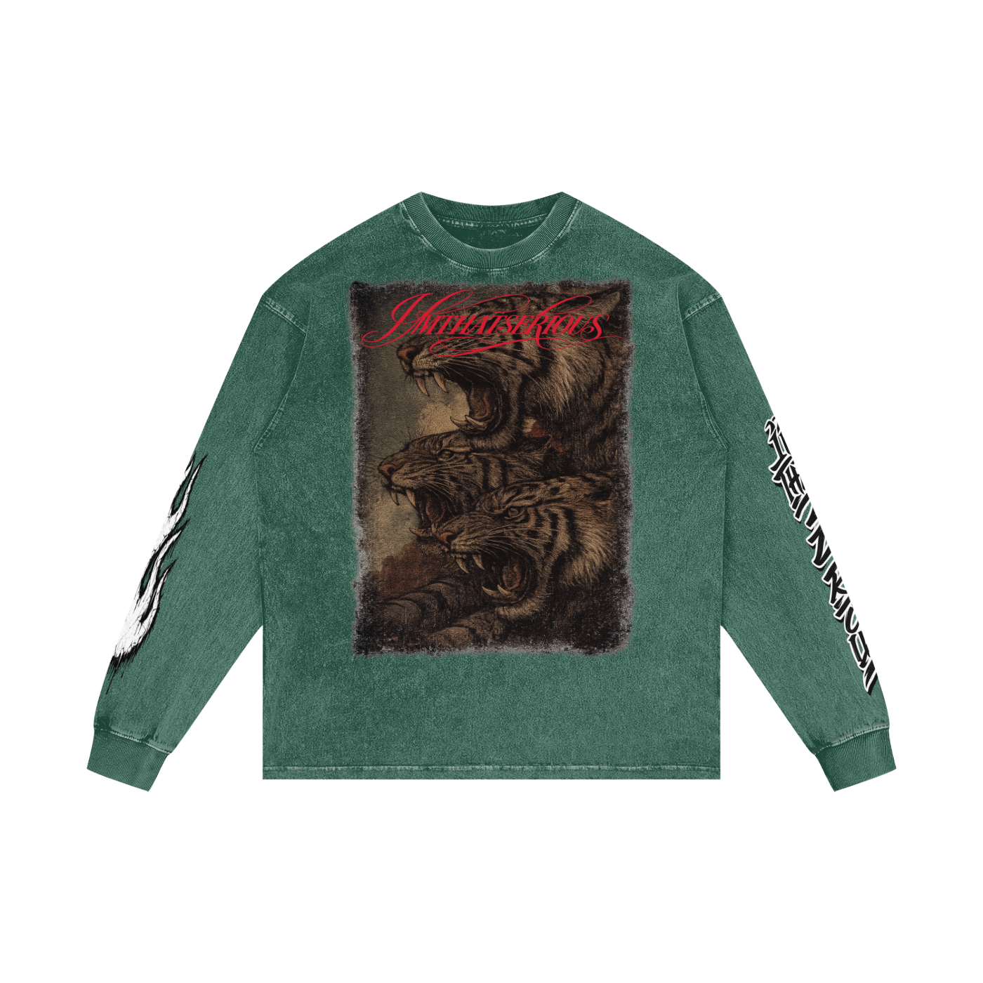 Acid Wash Oversize Long Sleeve T-Shirt
