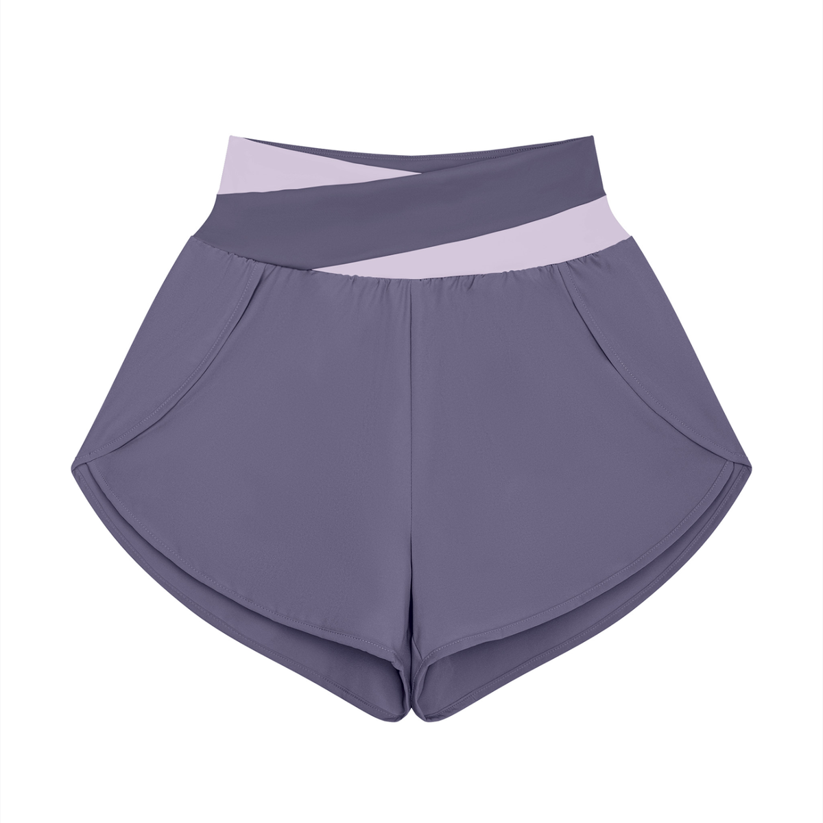 Women's Color Block Yoga Tank Top & Shorts