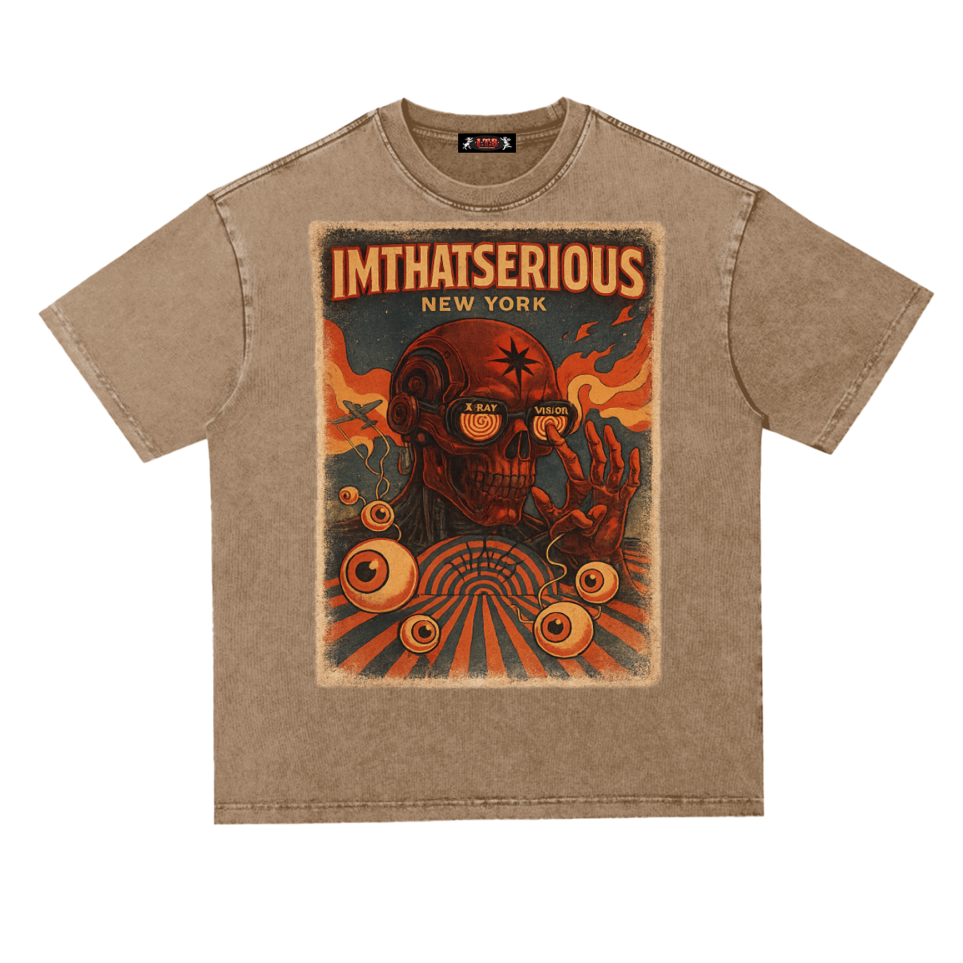 Snow Washed Heavyweight Oversize T-Shirt