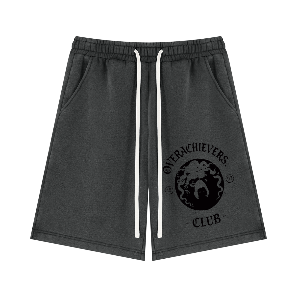 Overachievers Club' Vintage Wash Fleece Shorts