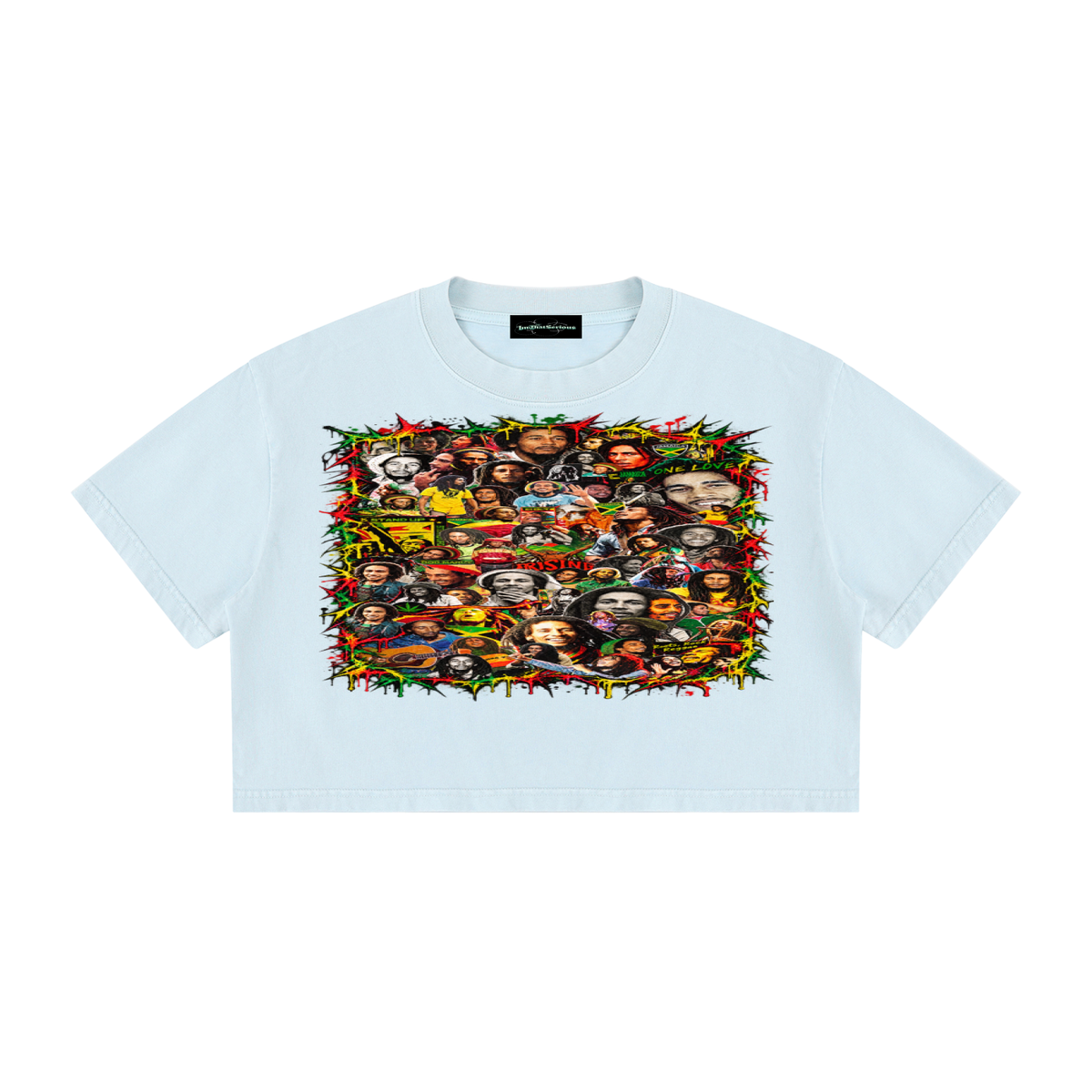 Marley' Women's Mineral Wash Crop T-Shirt
