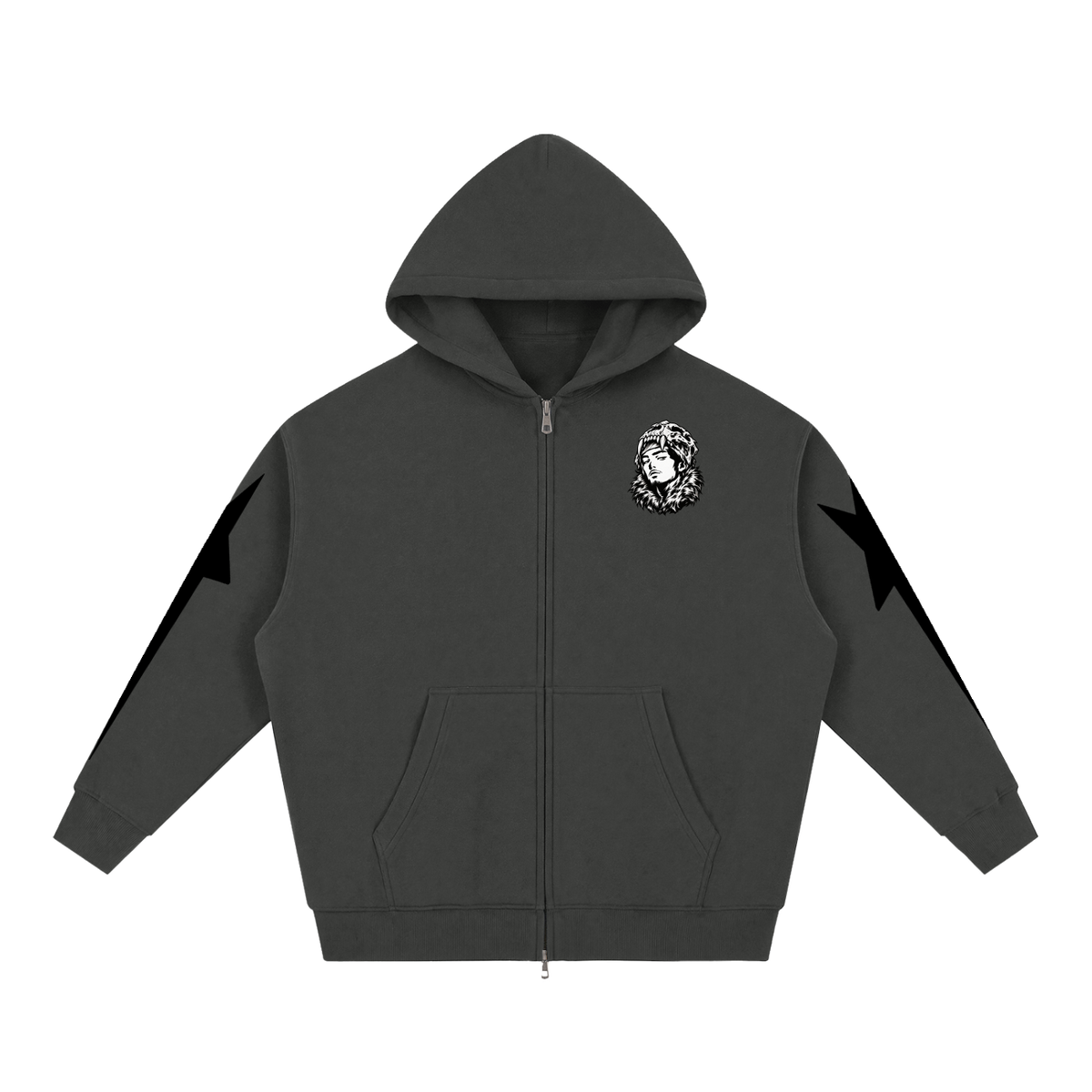 Overachievers Club' Oversized Fleece Boxy Hoodie, Sweatshirt, Sweatpant & Shorts Fit
