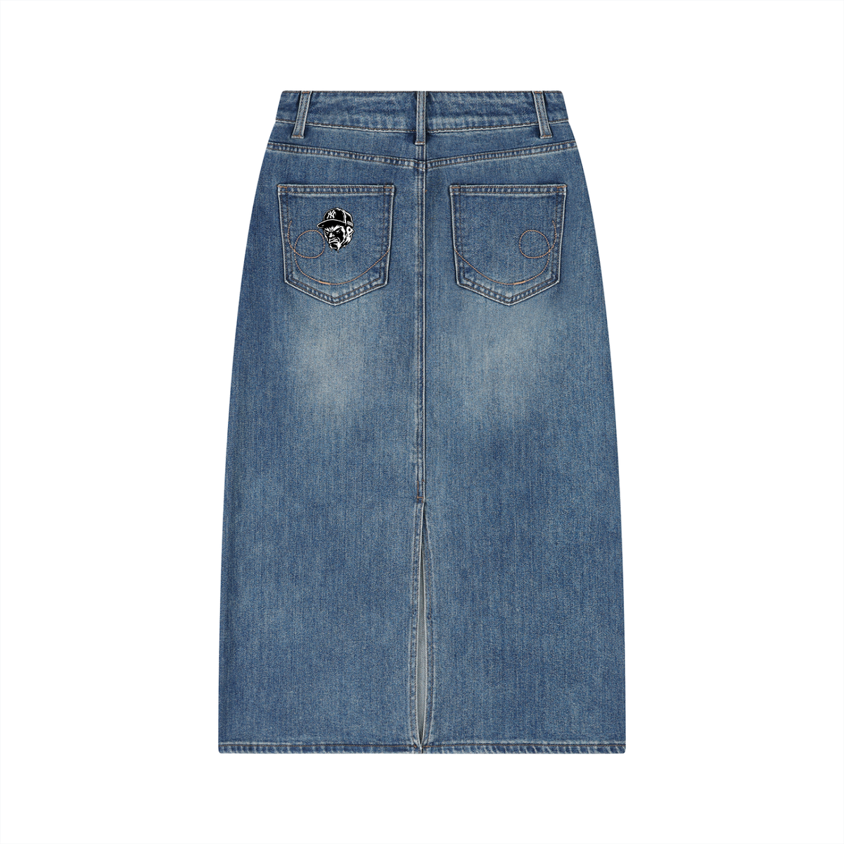Women’s Vintage Wash Denim Skirt