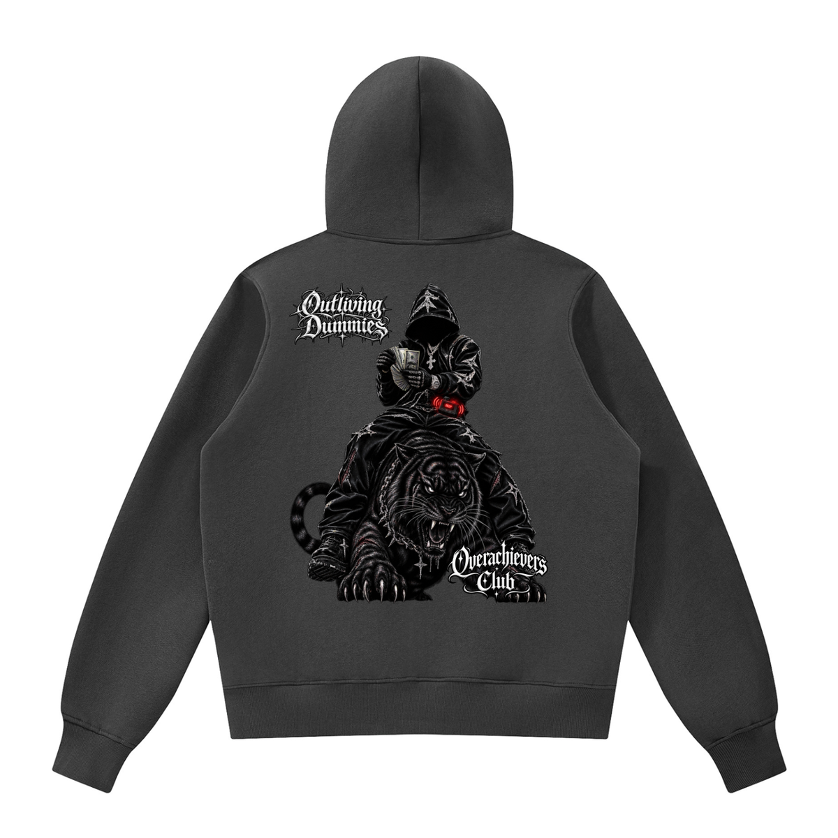 Overachievers Club' Oversized Boxy Fleece Hoodie, Sweatshirt, Sweatpant & Shorts Fit