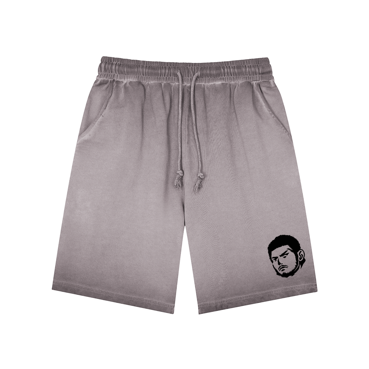 Overachievers Club' Camiseta y shorts con teñido inverso