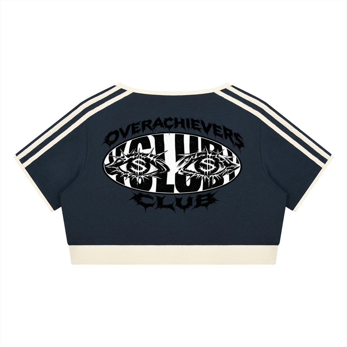Overachievers Club' Women’s Ringer Crop T-Shirt