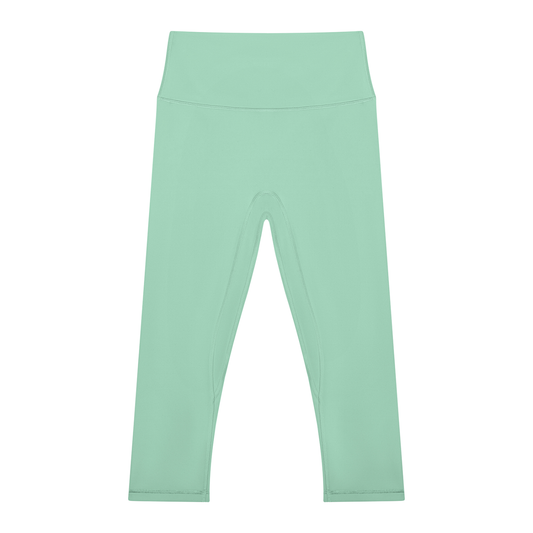 Women's High Waisted Yoga Capri Leggings
