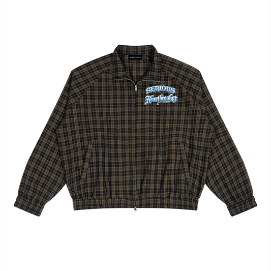 Heartbreaker' Plaid Full-Zip Track Jacket Fits