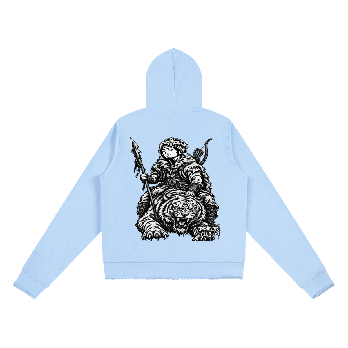 Overachievers Club' Women’s Raw Edge Full Zip Hoodie & Sweatpants