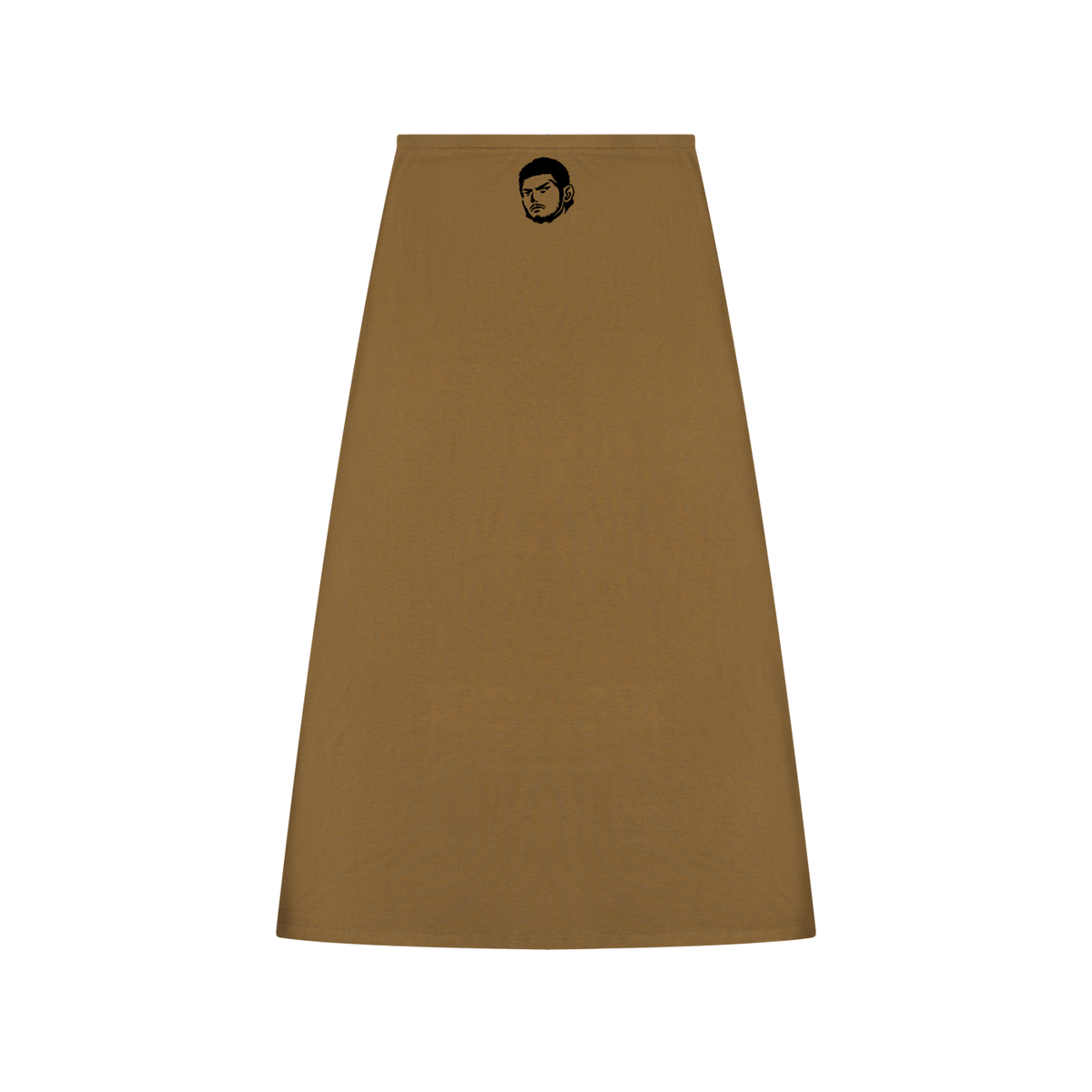 Women's Solid Color Knit Maxi Skirt & Sleeve Crop Tee