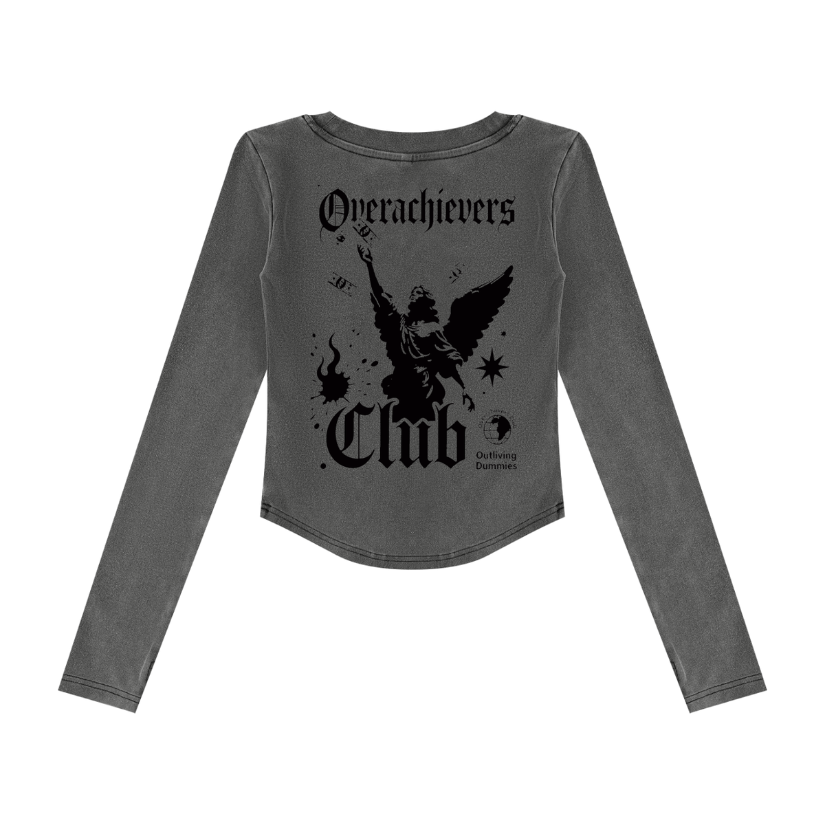 Overachievers Club' Women’s Vintage Wash Crop T-Shirt