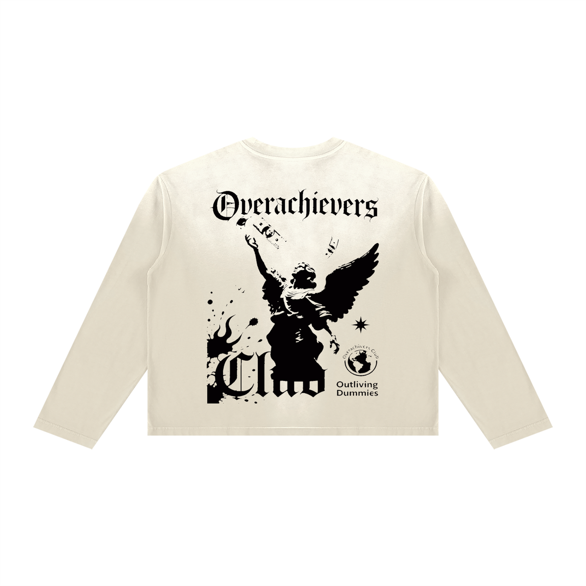 Overachievers Club' Sunfade Boxy Long Sleeve Tee