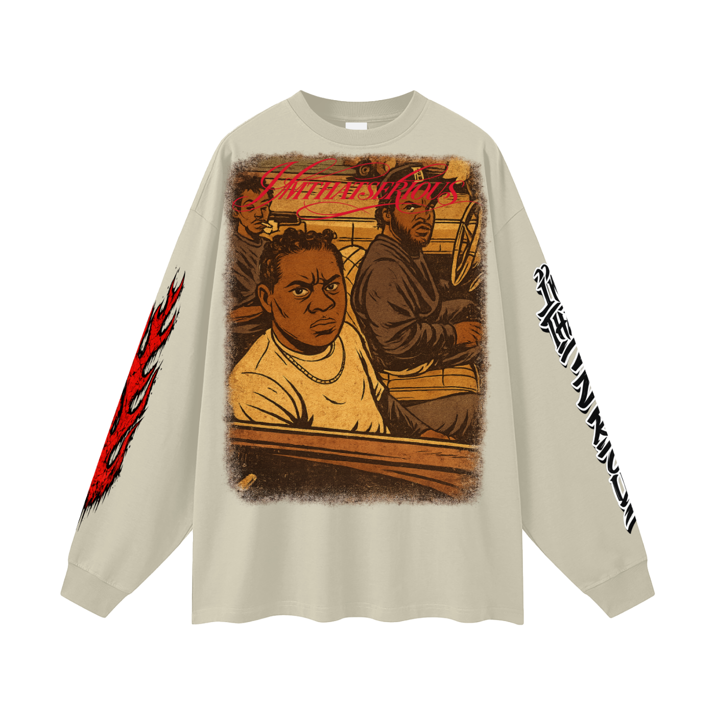 Oversized Unisex Long Sleeve T-Shirt