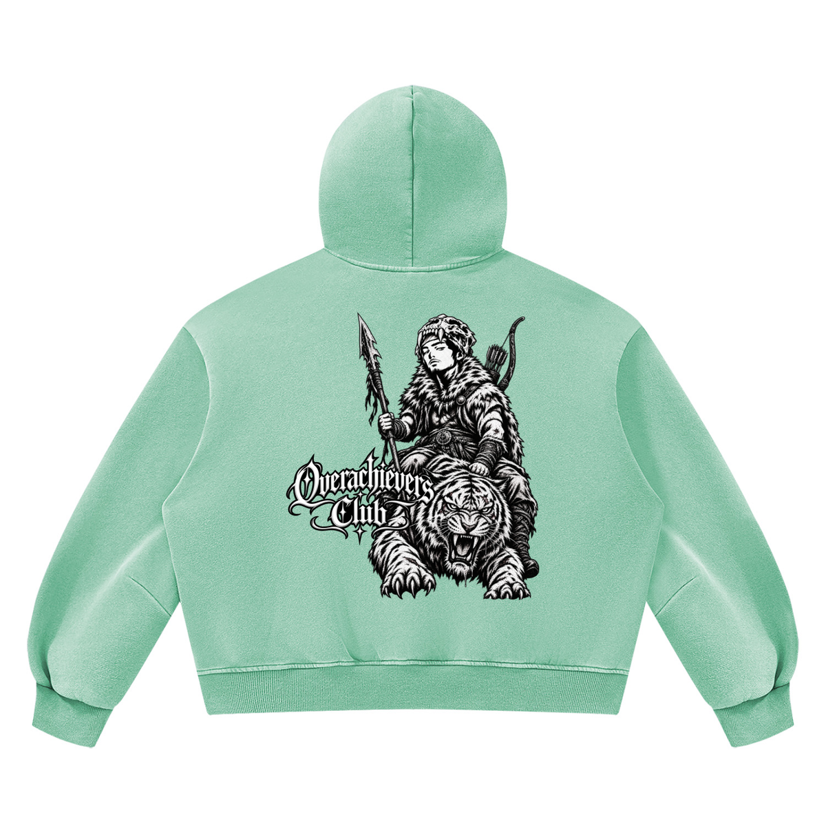 Overachievers Club' Vintage Wash Boxy Fleece Hoodie & Sweatpant