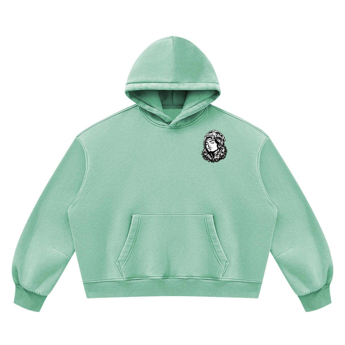 Overachievers Club' Vintage Wash Boxy Fleece Hoodie & Sweatpant