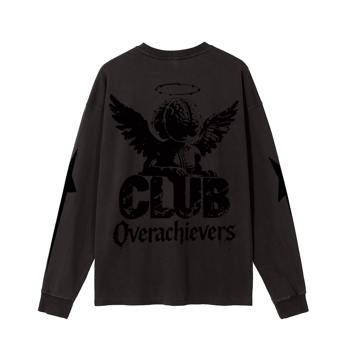 Overachievers Club' Vintage Washed Long Sleeve Tee