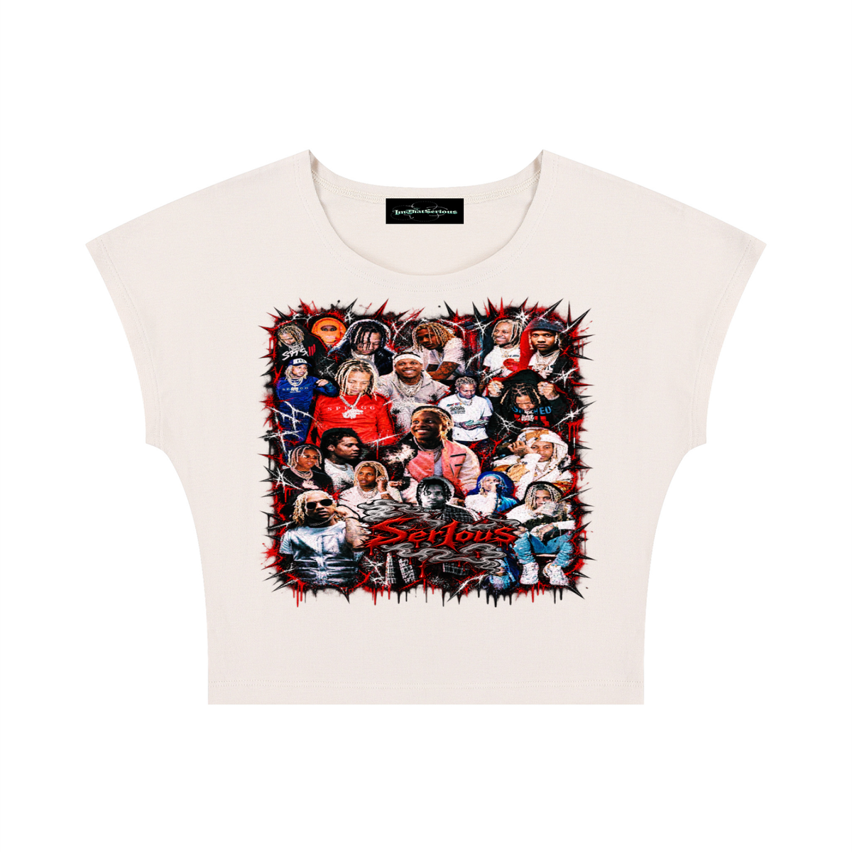 Durk' Women's Slim Crop T-Shirt