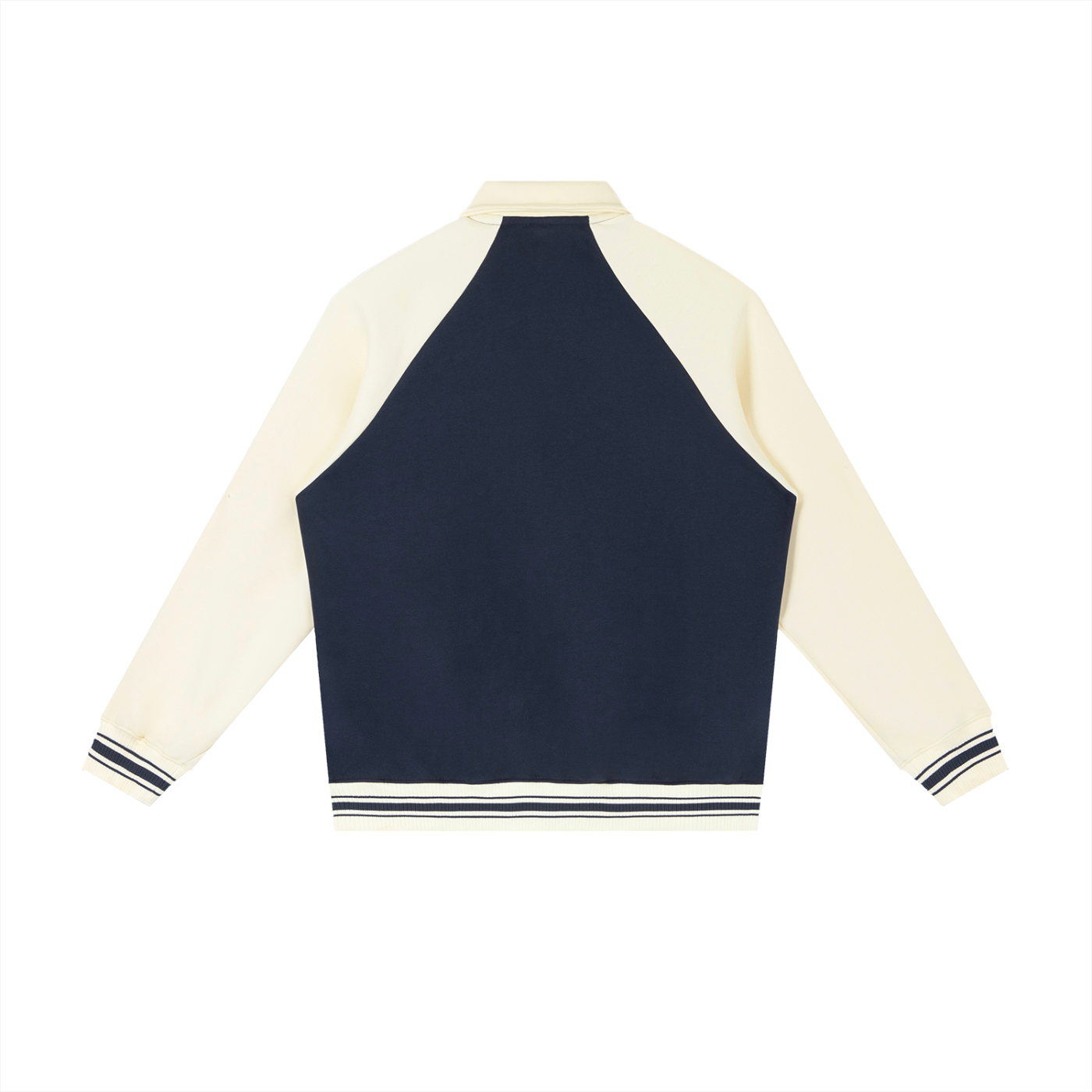 Bones' Contrast Sleeve Baseball Jacket Fit