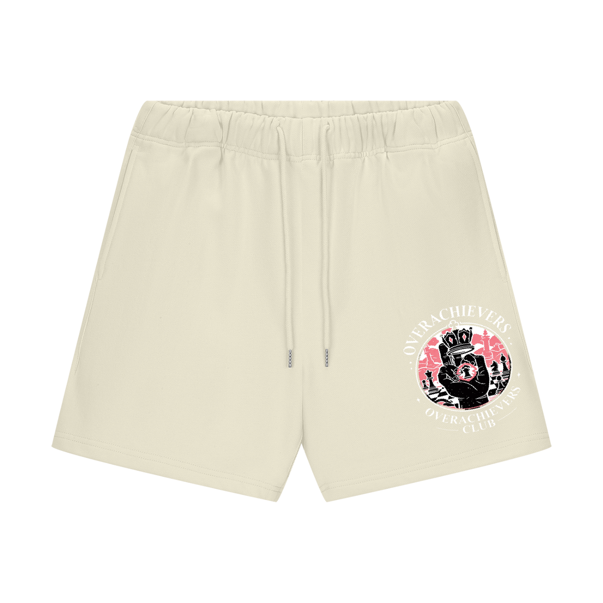 Overachievers Club' Fleece Shorts, Sweatshirt & Hoodie Fit