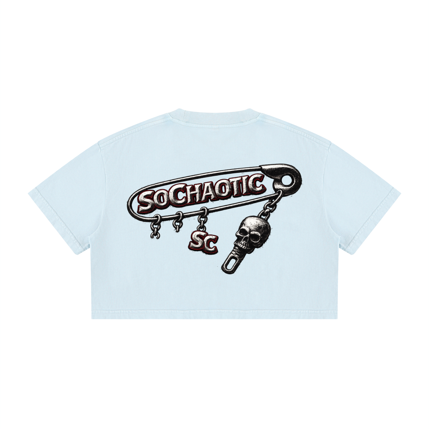 SoChaotic,Women,Crop,Tshirt,EvilScientist