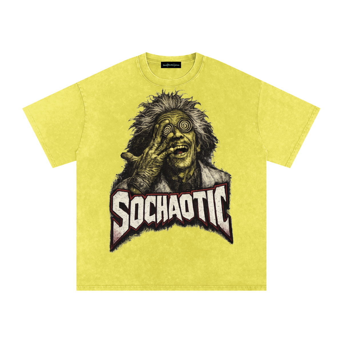 SoChaotic’ Snow Washed Oversized T-Shirt