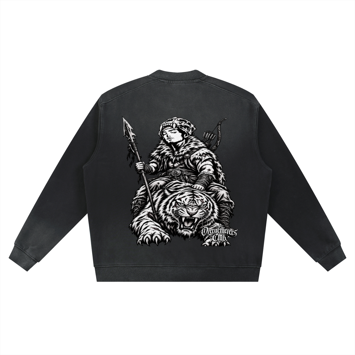 Overachievers Club' Sun Fade Baseball Jacket