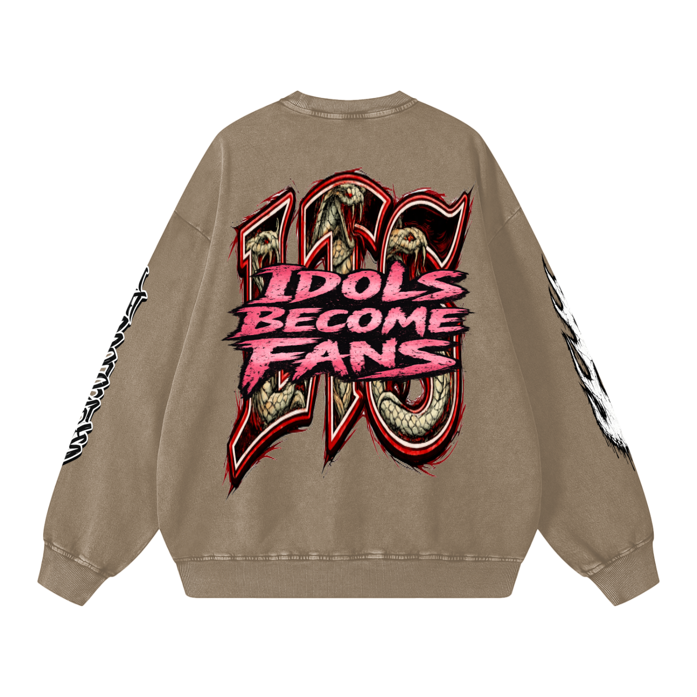Snow Washed Oversized Sweatshirt