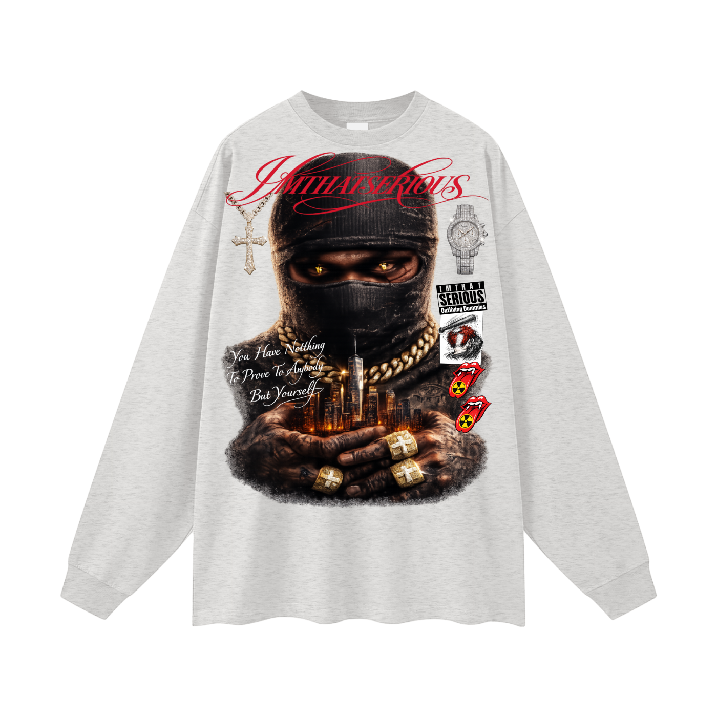 Oversized Unisex Long Sleeve T-Shirt