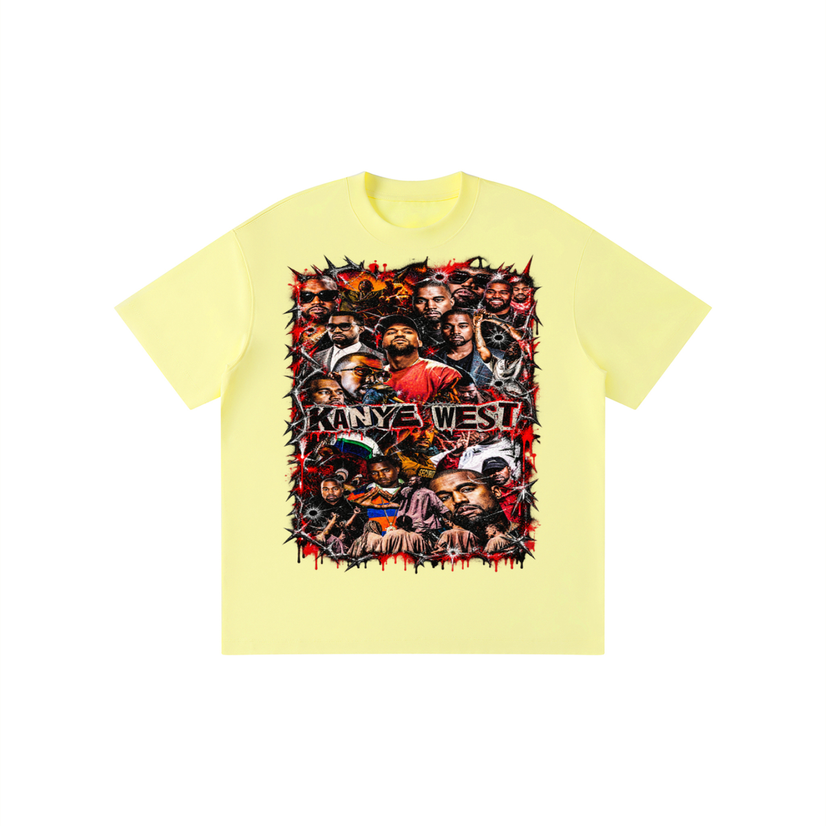 Camiseta de cuello redondo para niños Kanye'