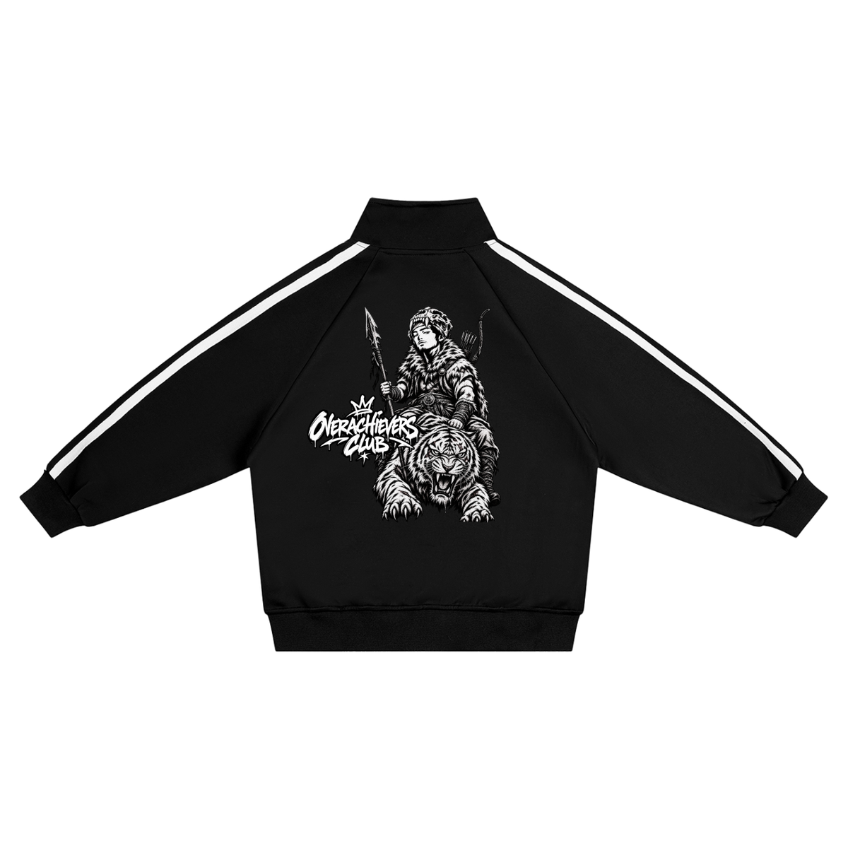 Overachievers Club' Kids’ Contrast Tape Coach Jacket & Sweatpant Tracksuit