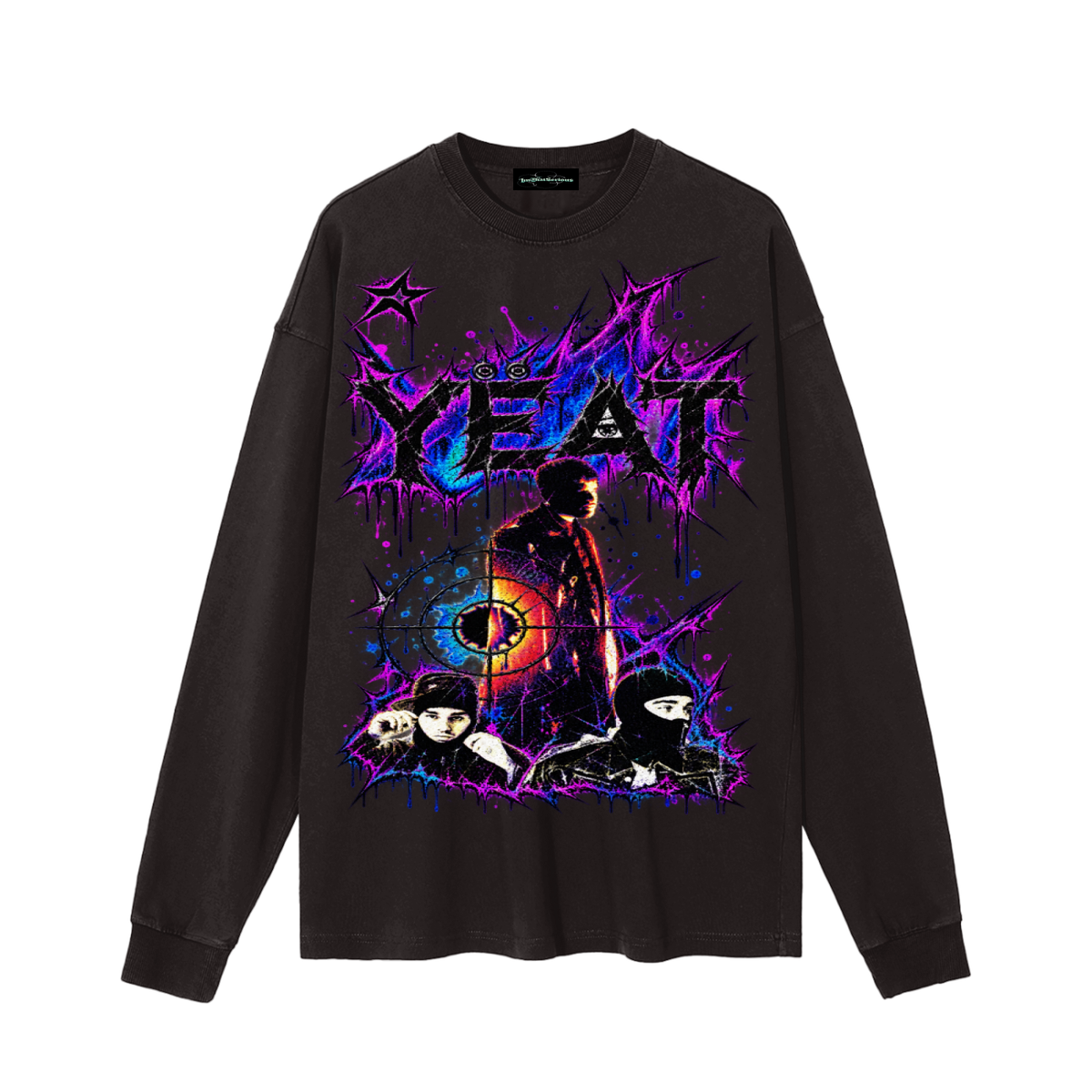 Yeat' Vintage Washed Long Sleeve T-Shirt