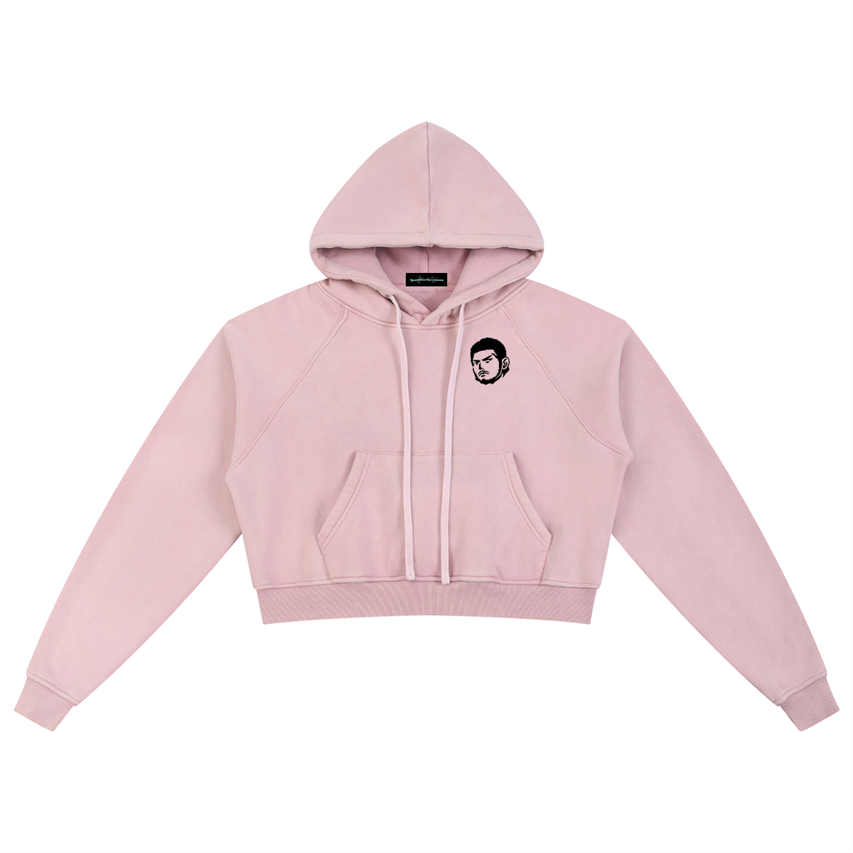 Overachievers Club' Snow Washed Cropped Hoodie & Sweatpants