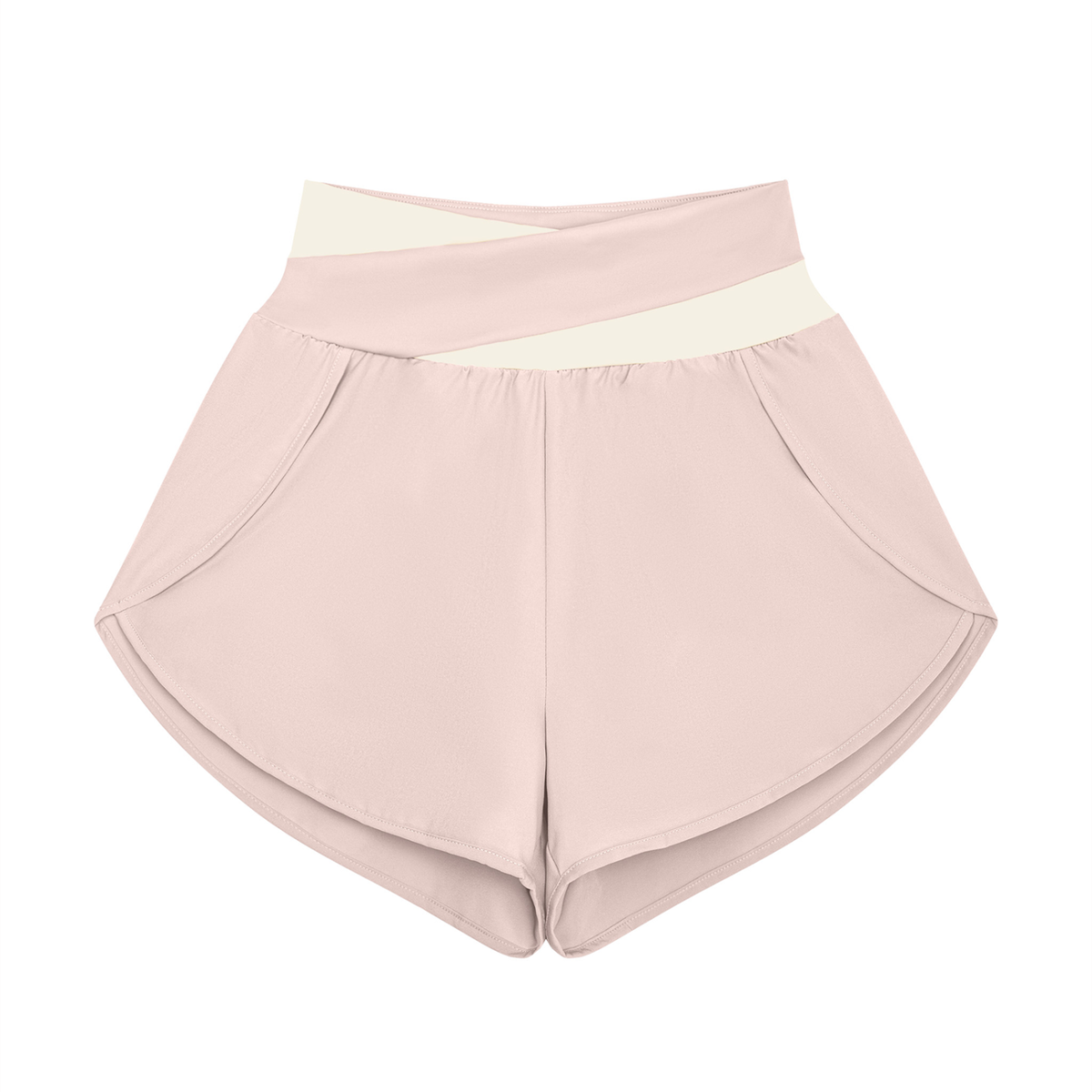 Women's Color Block Yoga Tank Top & Shorts