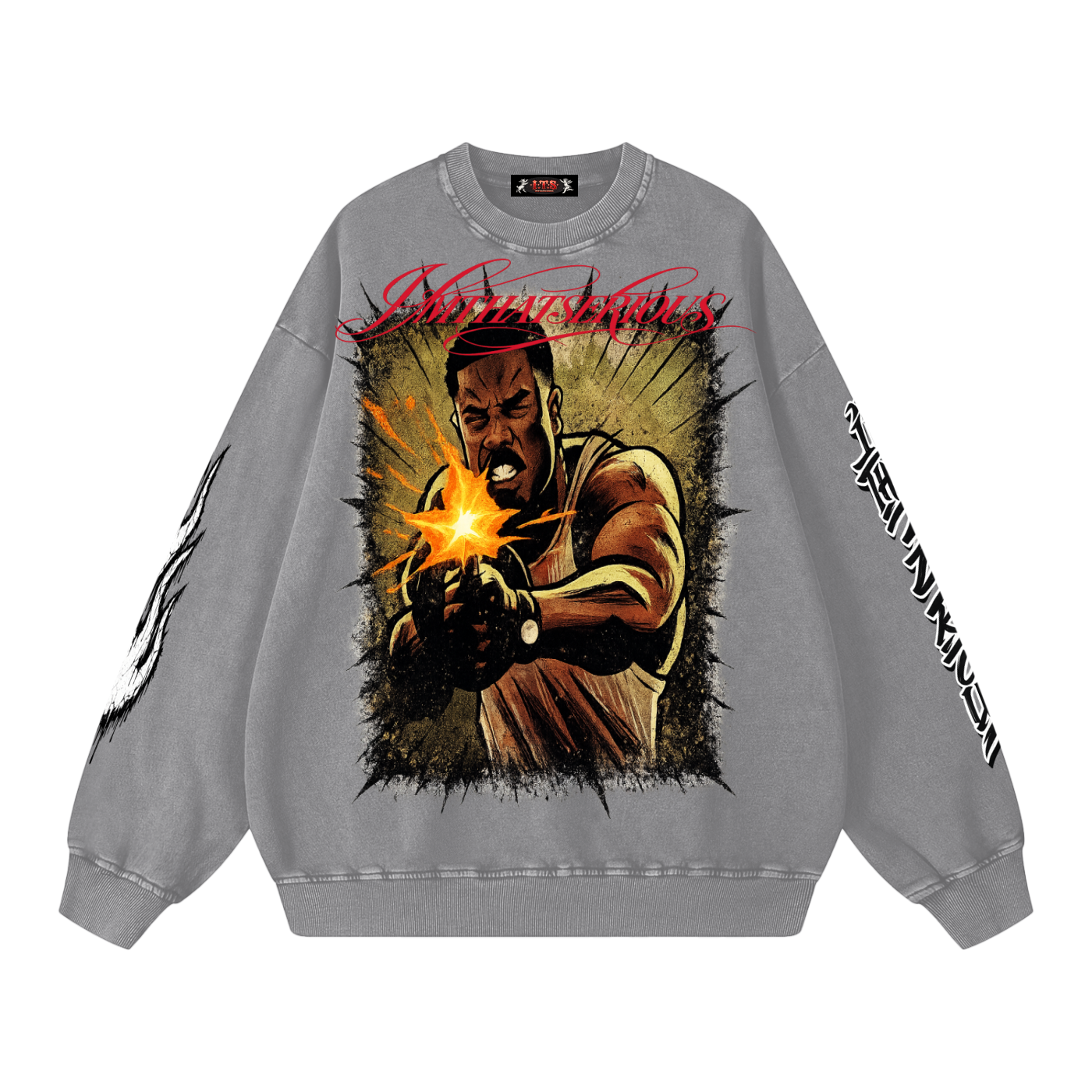 Snow Washed Oversized Sweatshirt