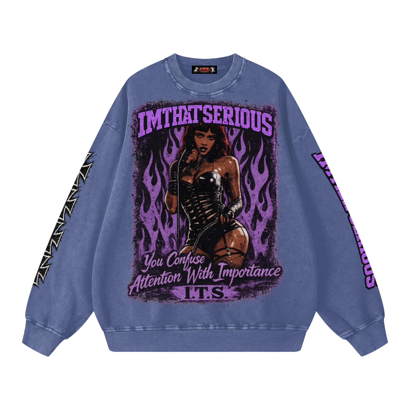 Snow Washed Oversized Sweatshirt