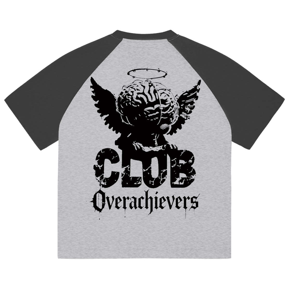 Overachievers Club' Color-Blocked Raglan T-Shirt