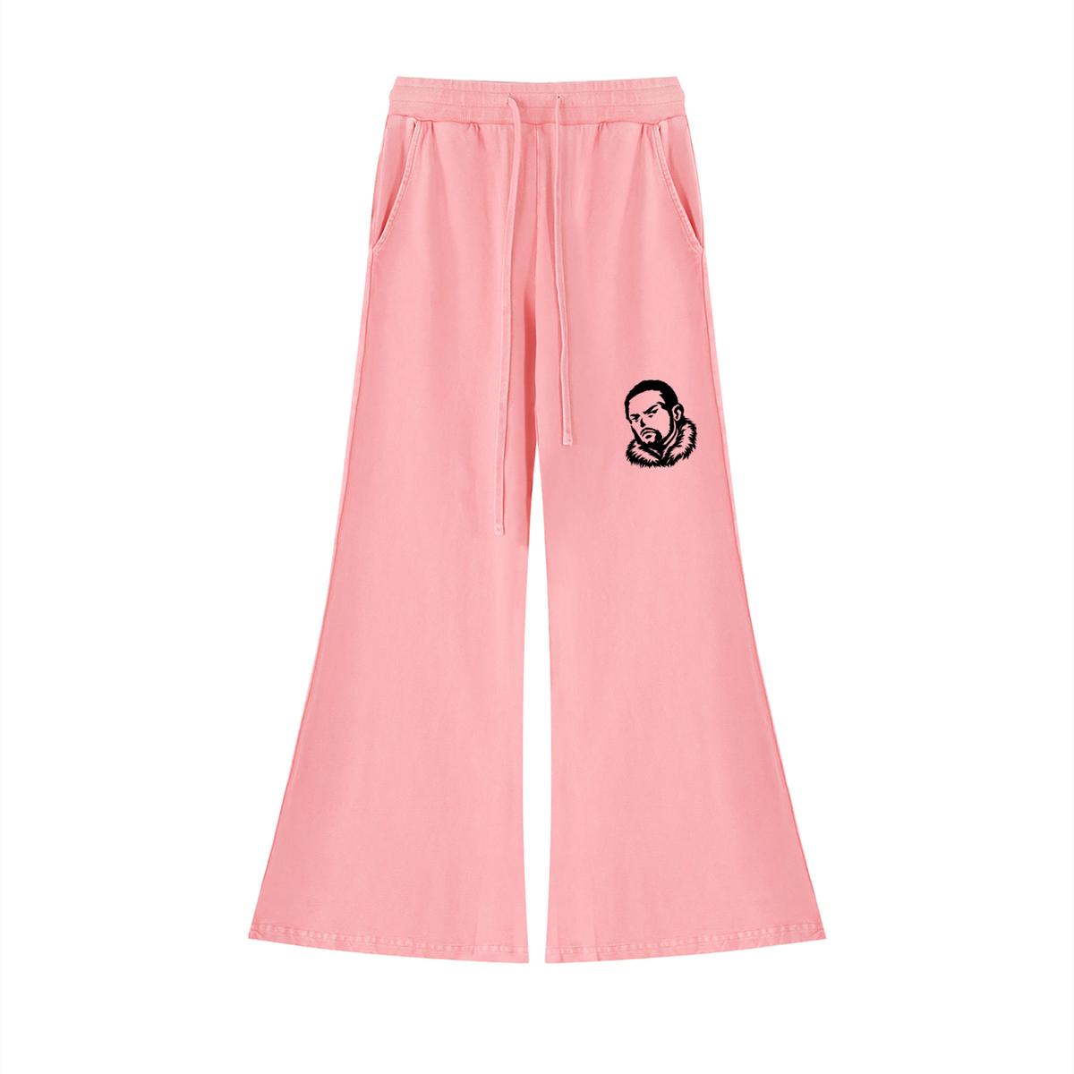 Overachievers Club' Women’s Vintage Wash Crop Sweatshirt & Flared Sweatpants