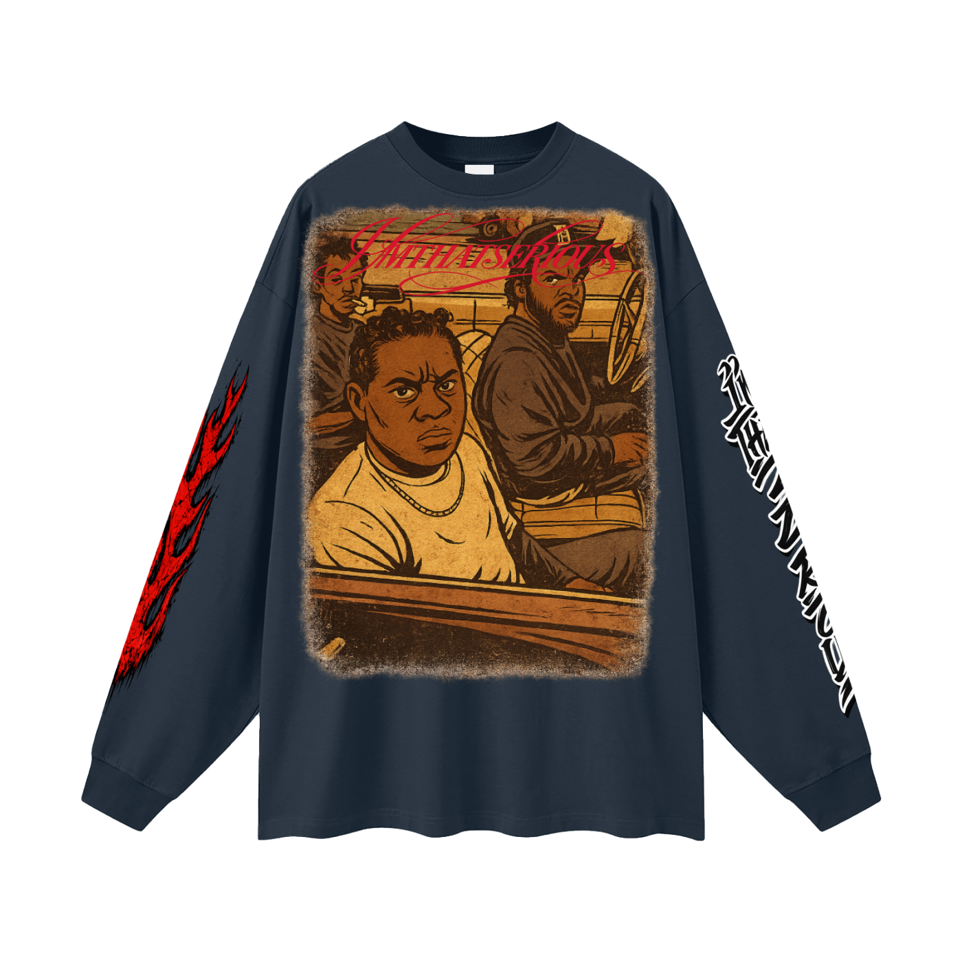 Oversized Unisex Long Sleeve T-Shirt