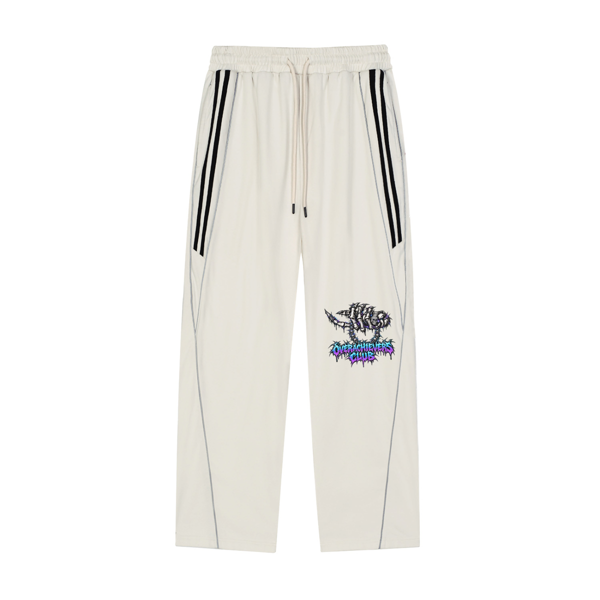 Overachievers Club' Reflection Striped Raglan Sleeve Jacket & Sweatpant