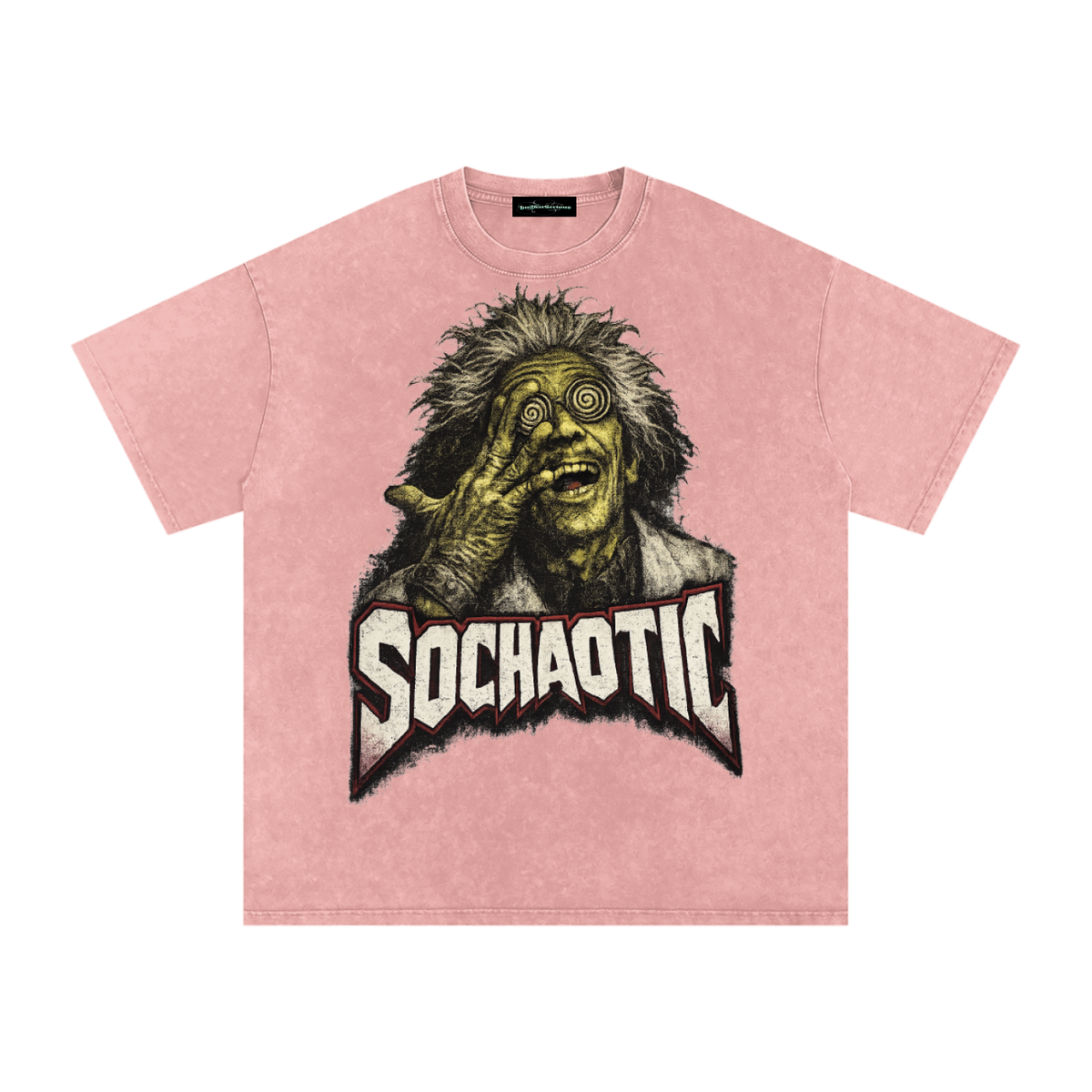 SoChaotic’ Snow Washed Oversized T-Shirt