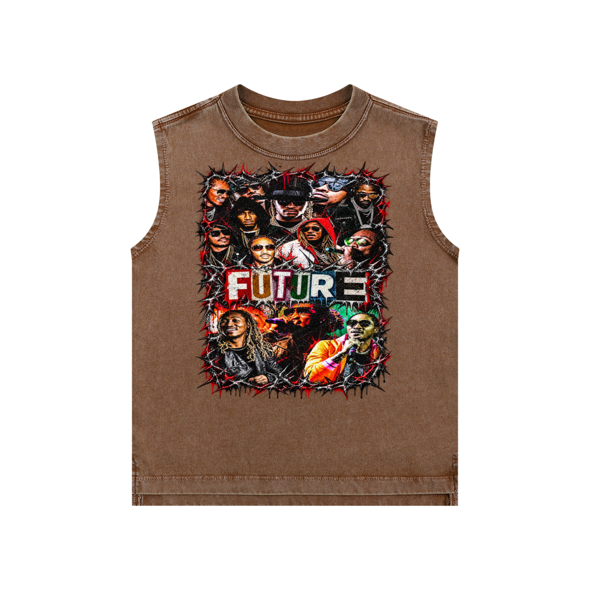 Future' Snow Washed Kids' Tank Top