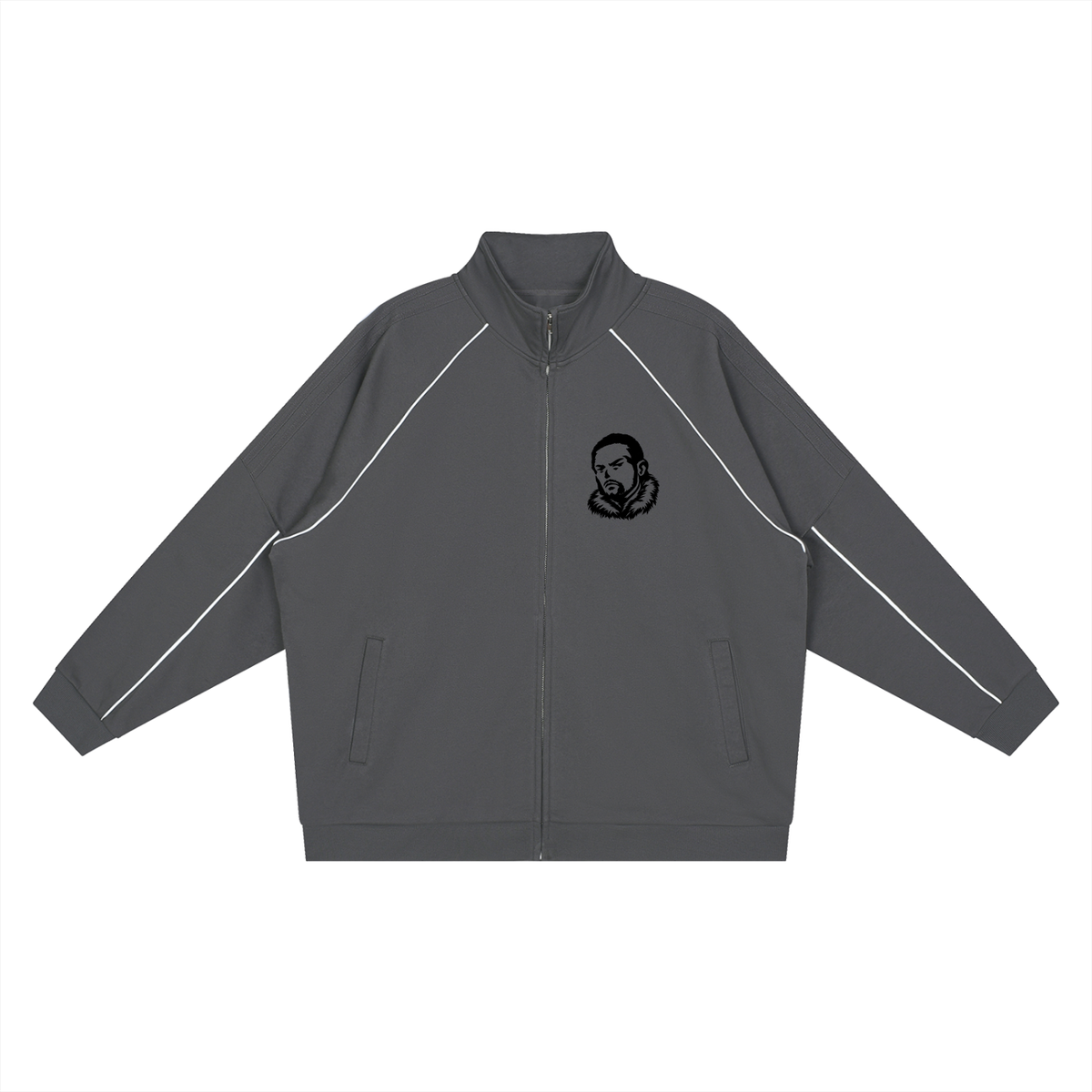 Overachievers Club' Reflection Striped Raglan Jacket & Sweatpants