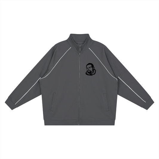 Overachievers Club' Reflection Striped Raglan Jacket & Sweatpants