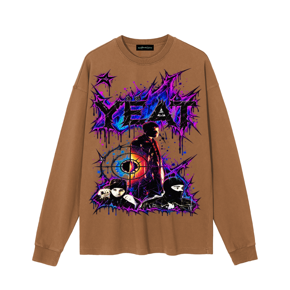 Yeat' Vintage Washed Long Sleeve T-Shirt