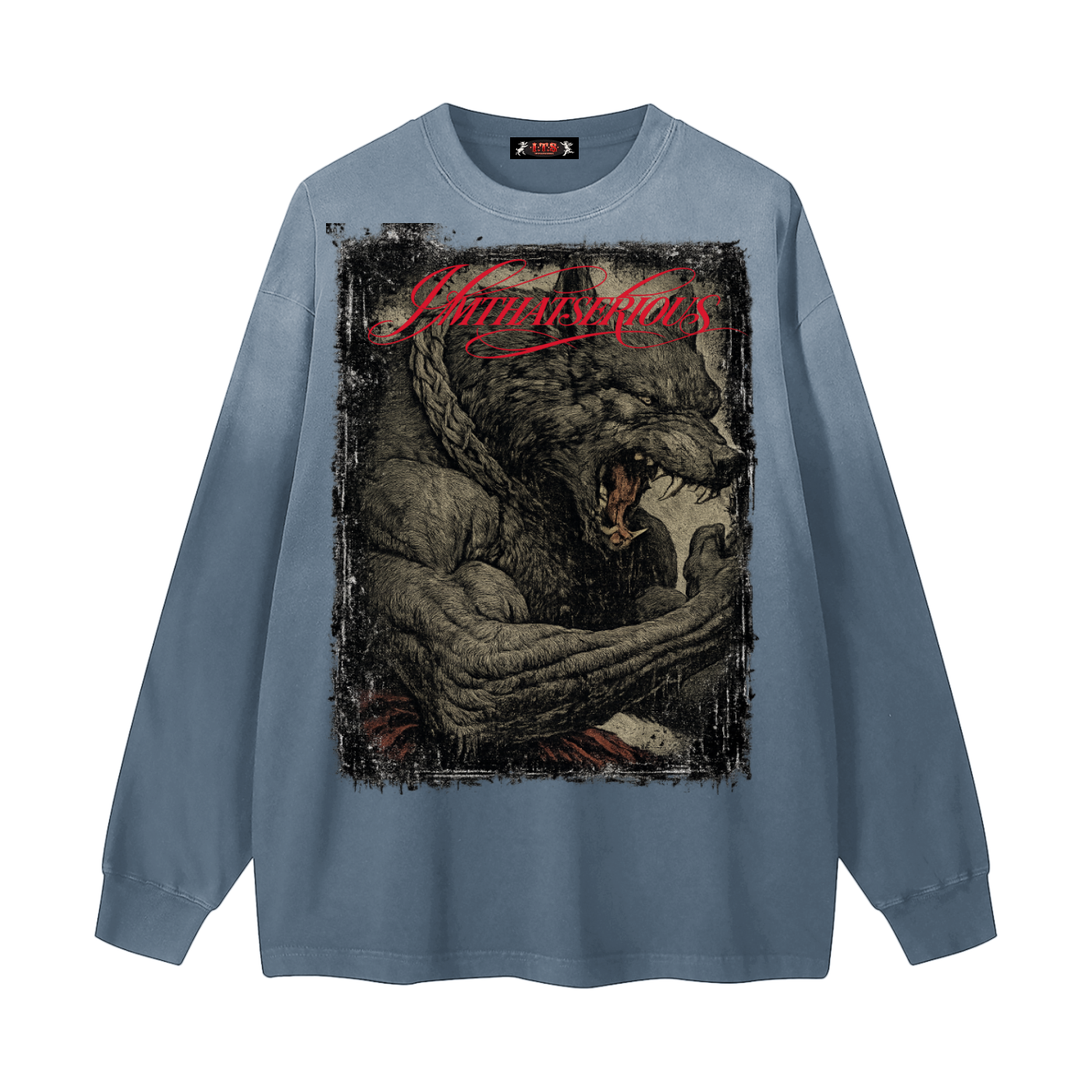 Gradient Washed Long Sleeve T-Shirt