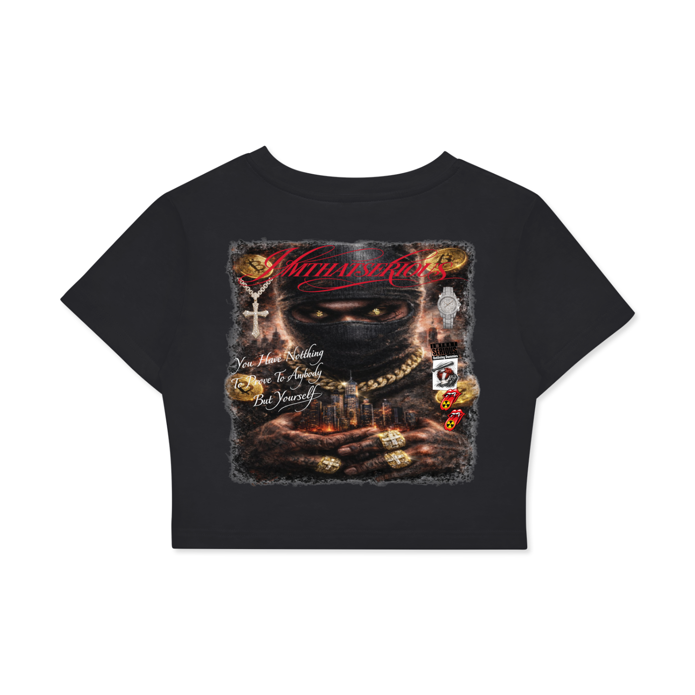 Fitted Crop Cotton T-Shirt