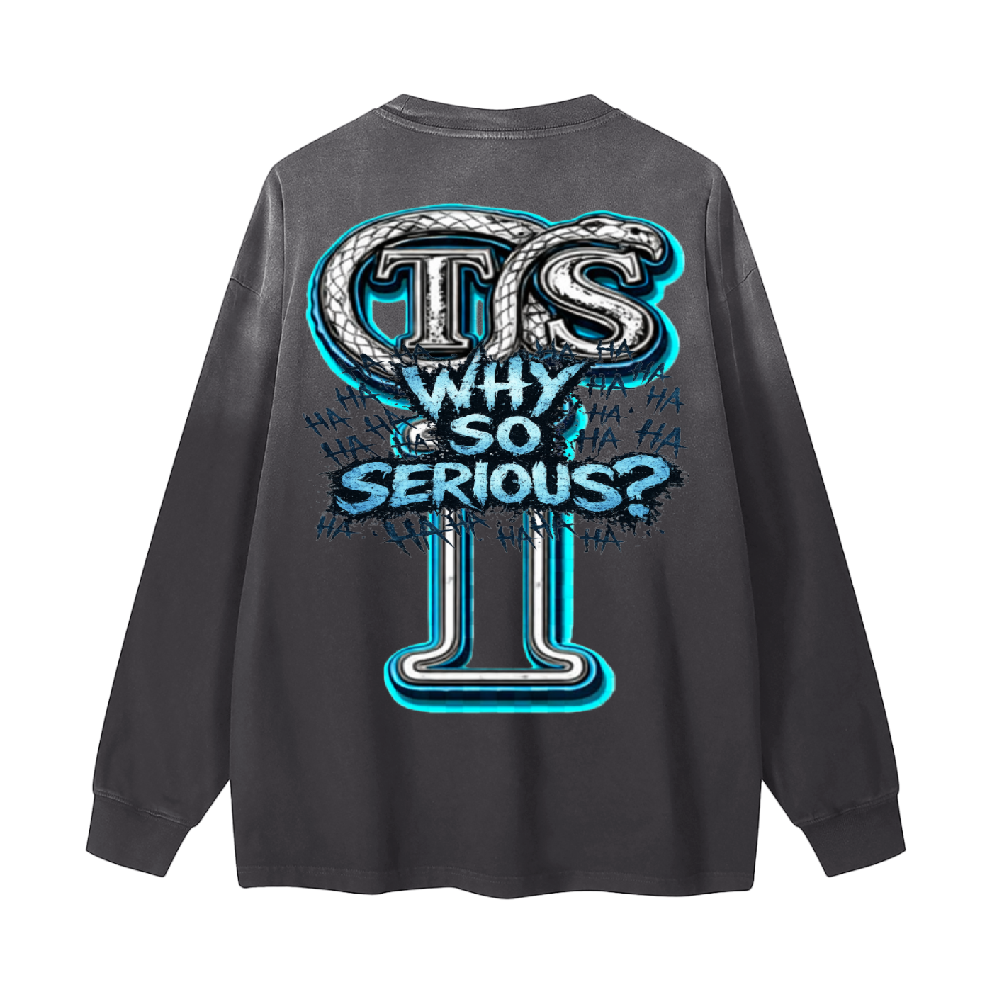 Gradient Washed Long Sleeve T-Shirt