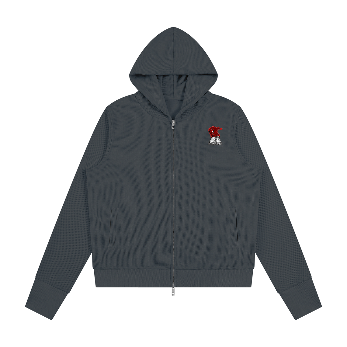 Overachievers Club' Women's Waffle Full Zip Hoodie